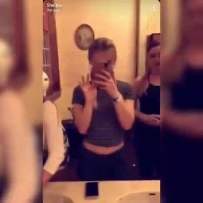 Girl Notices Her Friend Has Epic Tits