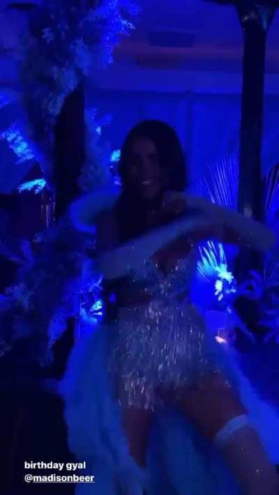 Bro your gf Madison was so worth it. She made my party so much better the guests couldn't take their eyes off her I would definitely pay for her again