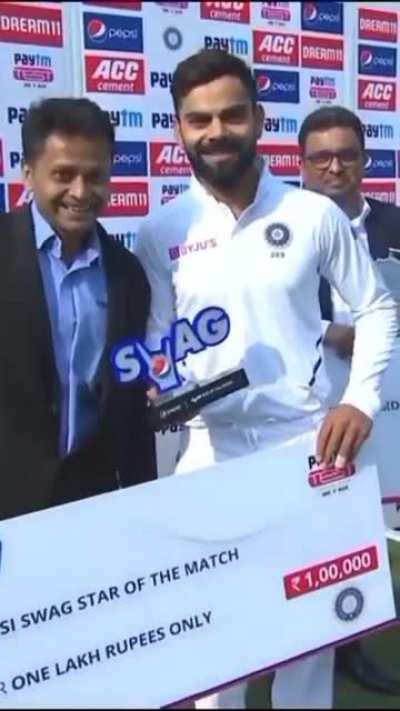 King Kohli wants his SWAG🤘Star Trophy