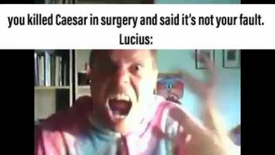 Lucius be like “wtf am I supposed to do now?!”