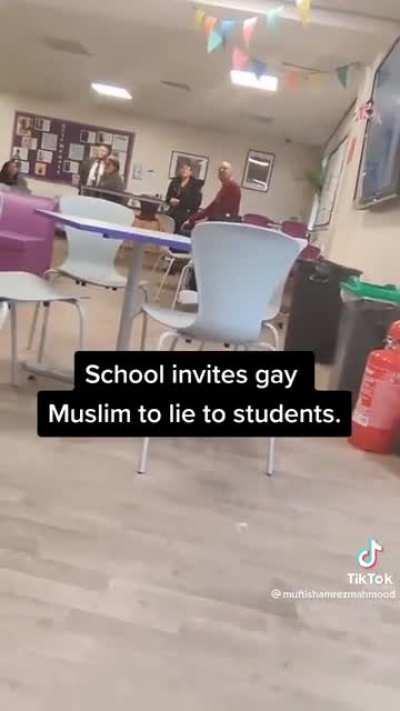 He claims to be Muslim but can’t even say the Shahada, how strange.