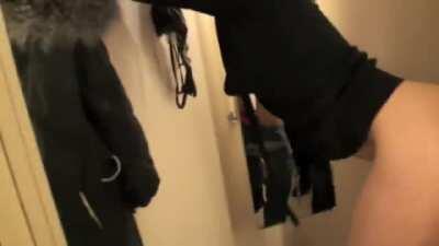 Strapon in the changing room