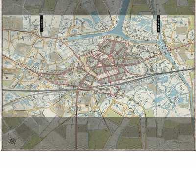 I just discovered that the maps are to-scale and closely modeled after the places they represent