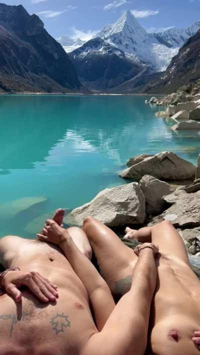 The best way to enjoy a view