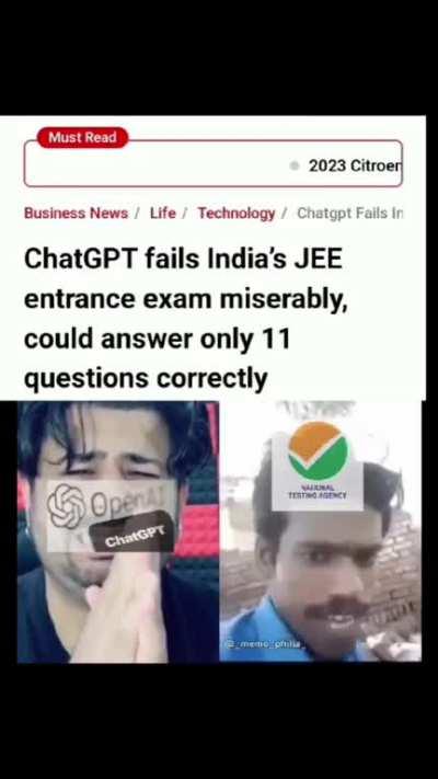 chatgpt ki bhi gand fatli💀