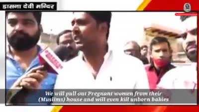 Hindu terrorists threaten to rip out babies from Muslim girls wombs to kill them if they have to keep Muslim population down.