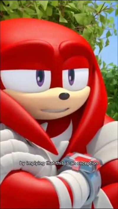 Based Knuckles the Echadna 😤