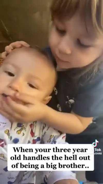 When your three year old son is a mother of 7 in his previous life