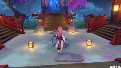 Yae Gameplay via WAFFEL