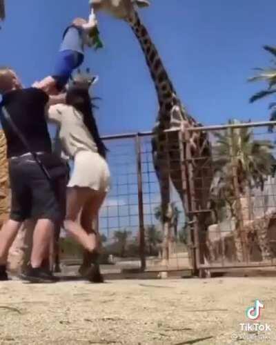 Kid was risking it all