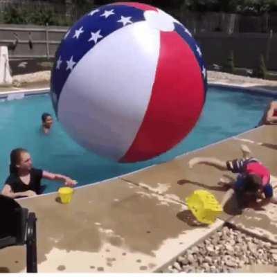 The way he falls to the side..