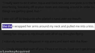 I'm sorry megumin, but you brought this on yourself [Volume17 Afterwards]