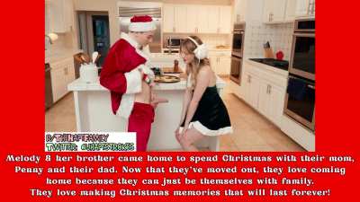 Melody & her brother feel most like themselves at home with their Mom Penny and their dad. That’s why coming home for Christmas is so important