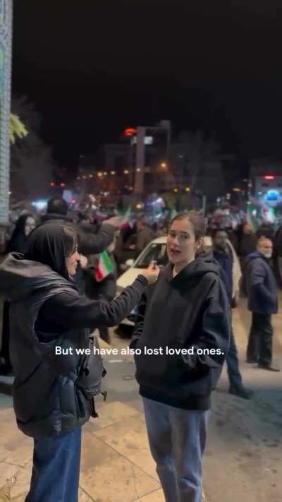 A young Iranian woman gives her opinion on recent events in the country.
