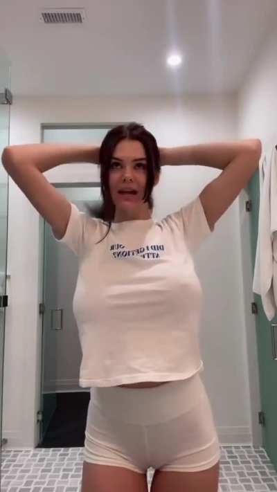 They look so big in that shirt 