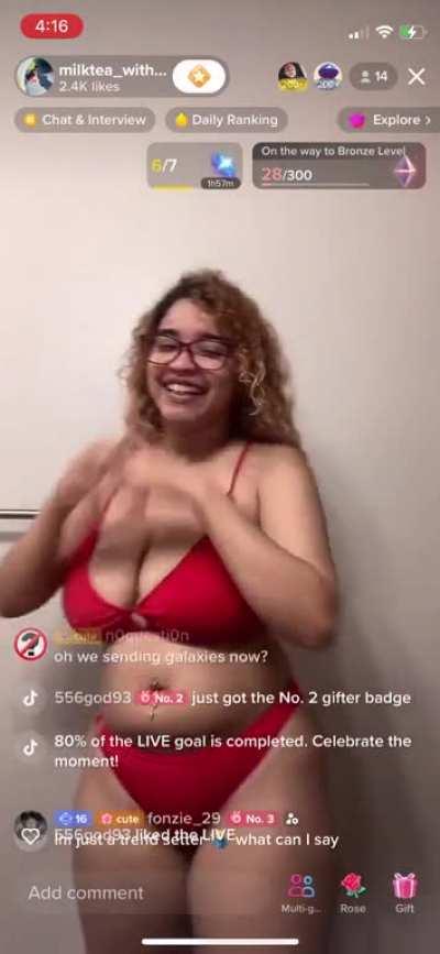 I only got in at the end of the live