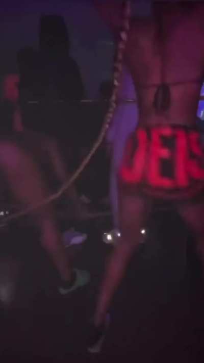 Shaking ass at club while cali is burning down. Eaton fire Notre dame vs penn state