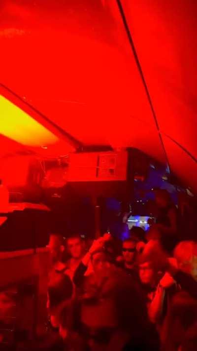 In Germany, there is a completely functional train that has been converted into a Techno club.