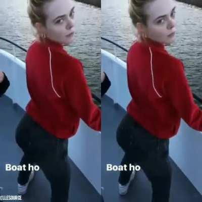 Elle Fanning Shaking Her Unbelievably Hot Ass