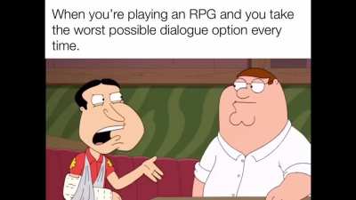 Sorry Quagmire I killed your cat with a kitchen knife.