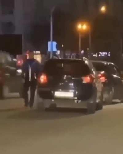 Brake chacking a car