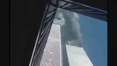 Video of 9/11 from the World Trade Center Plaza