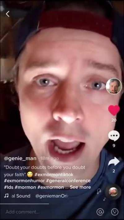 I’ve seen a ton of TikToks on here but I haven’t seen his stuff and his impressions are phenomenal 😂 I love exmo TikTok