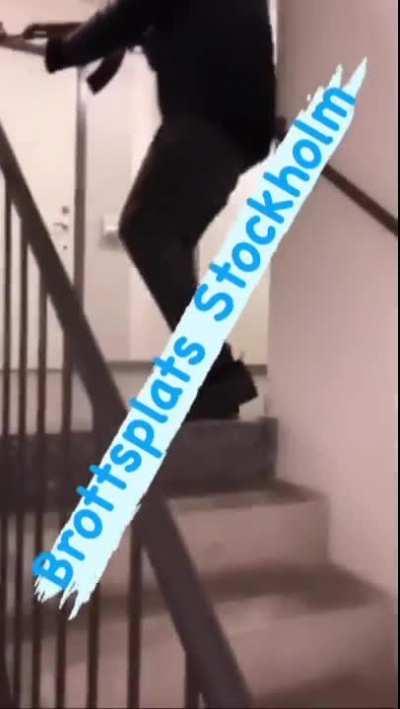 Just some neighborly prank in Sweden.