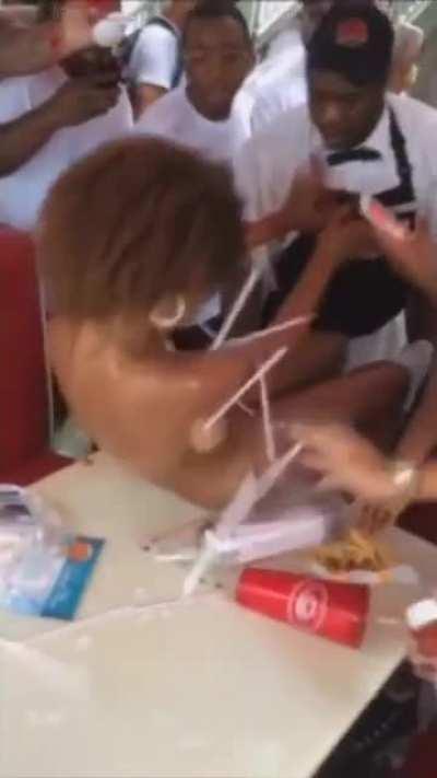 The only weird to describe this, is crazy. Enjoy