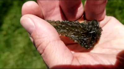 Besednice Hedgehog Moldavite Drop