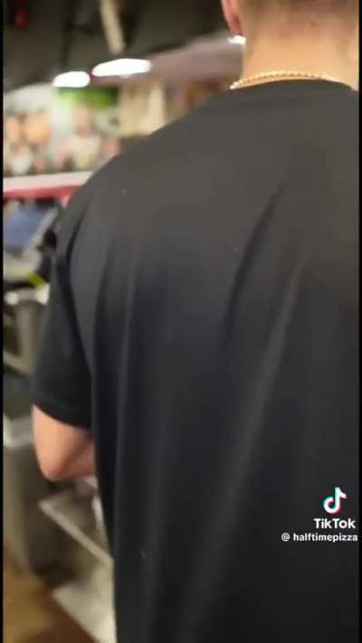 Loser pizza man films and ridicules a teenager because his girlfriend paid for the pizza.