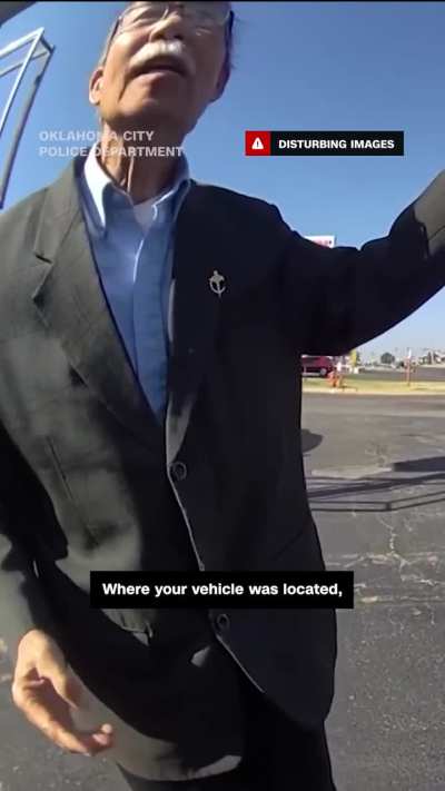 Oklahoma City PD officer under investigation for slamming a 71-year old man head first into the ground for a minor traffic incident