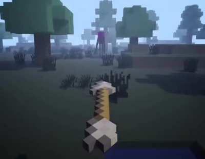 That enderman never saw it coming