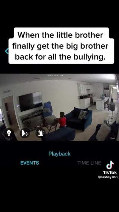 lil bro almost got sent up to heaven 💀