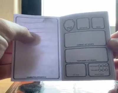 [OC] I created a Character Sheet Booklet (link in description with instructions)