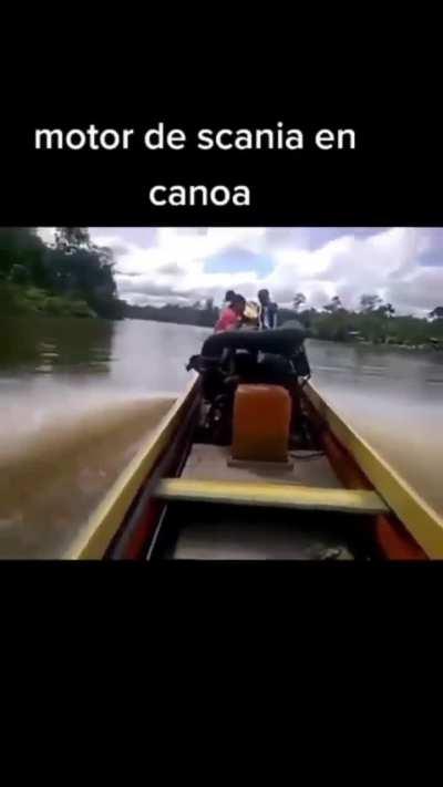 Gambiarra com motor de scania