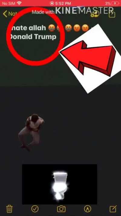 OMG!!!😱😱😱😱😱HARAM IFON HAKED BY DONALD TUMP??? FUK TUMP 😡😡😡🤬🤬🤬 THANK U IRN MAN