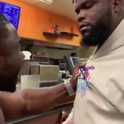 Gunna got caught by his trainer😬