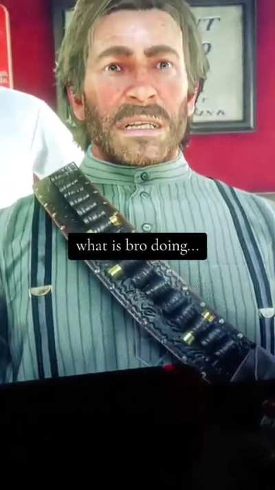 Who was under the table to make Blacklung Morgan look like this?