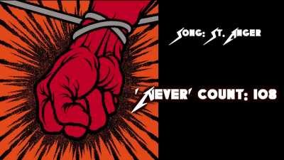 Every Metallica ‘Never’ from Kill Em All to Hardwired (Excluding Covers) - Video Edited by Me