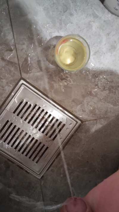 Already filled a glass, had no where else to put the rest...