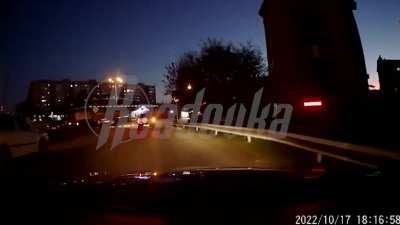 Russian Su-34 plane crashing in Yeuysk, Russia- October 2022