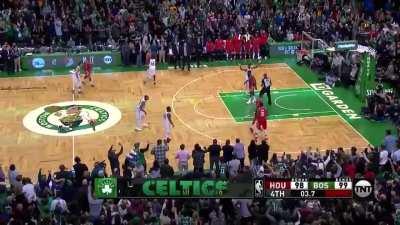 [Highlight] Marcus Smart draws back to back offensive fouls on James Harden in the clutch