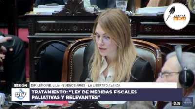 Intervención de Lilia Lemoine en diputadoa