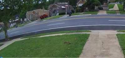 Car racing 90+mph in residential area