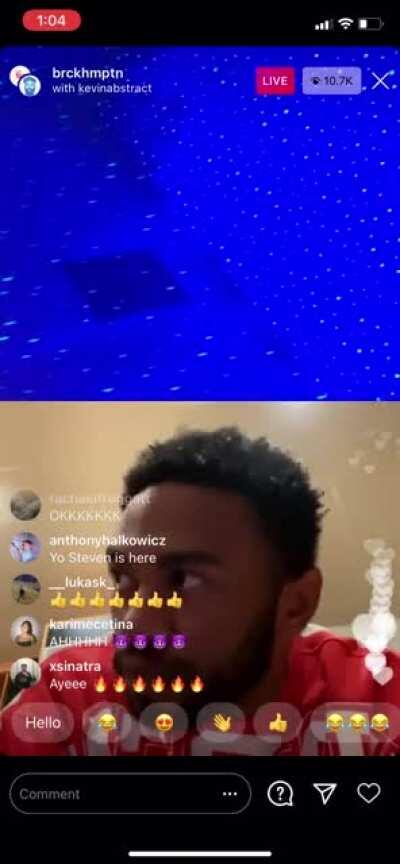 Kevin just played a song on livestream