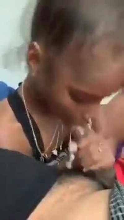 Pretty young thot sucking dick