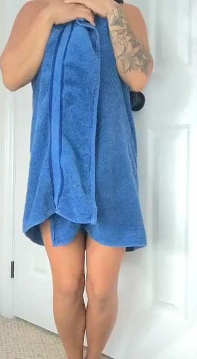 I'm all dry now but can you make me wet again😏