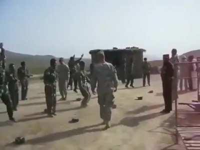 Afghan Army Training by USA Led NATO Forces