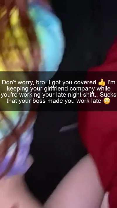 Your friend is one step ahead of you